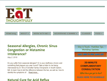 Tablet Screenshot of eatthoughtfully.com